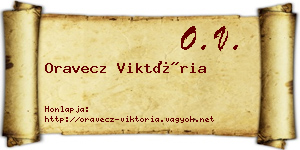 Oravecz Viktória névjegykártya